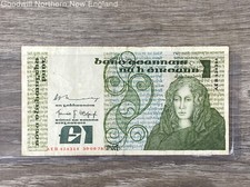 Ireland 1 Pound Banknote 30-08-1978 Demonetized Irish Paper Currency AEB424314