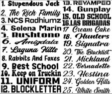 Custom Text Vinyl Lettering Sticker Decal Personalized Window Wall Business Car