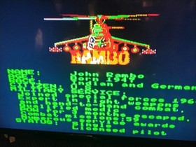 Rambo Nintendo NES Game Cartridge Tested 