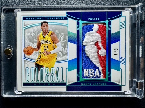 2024-25 Panini National Treasures Danny Granger Colossal Logoman Patch 6/6≈1/1