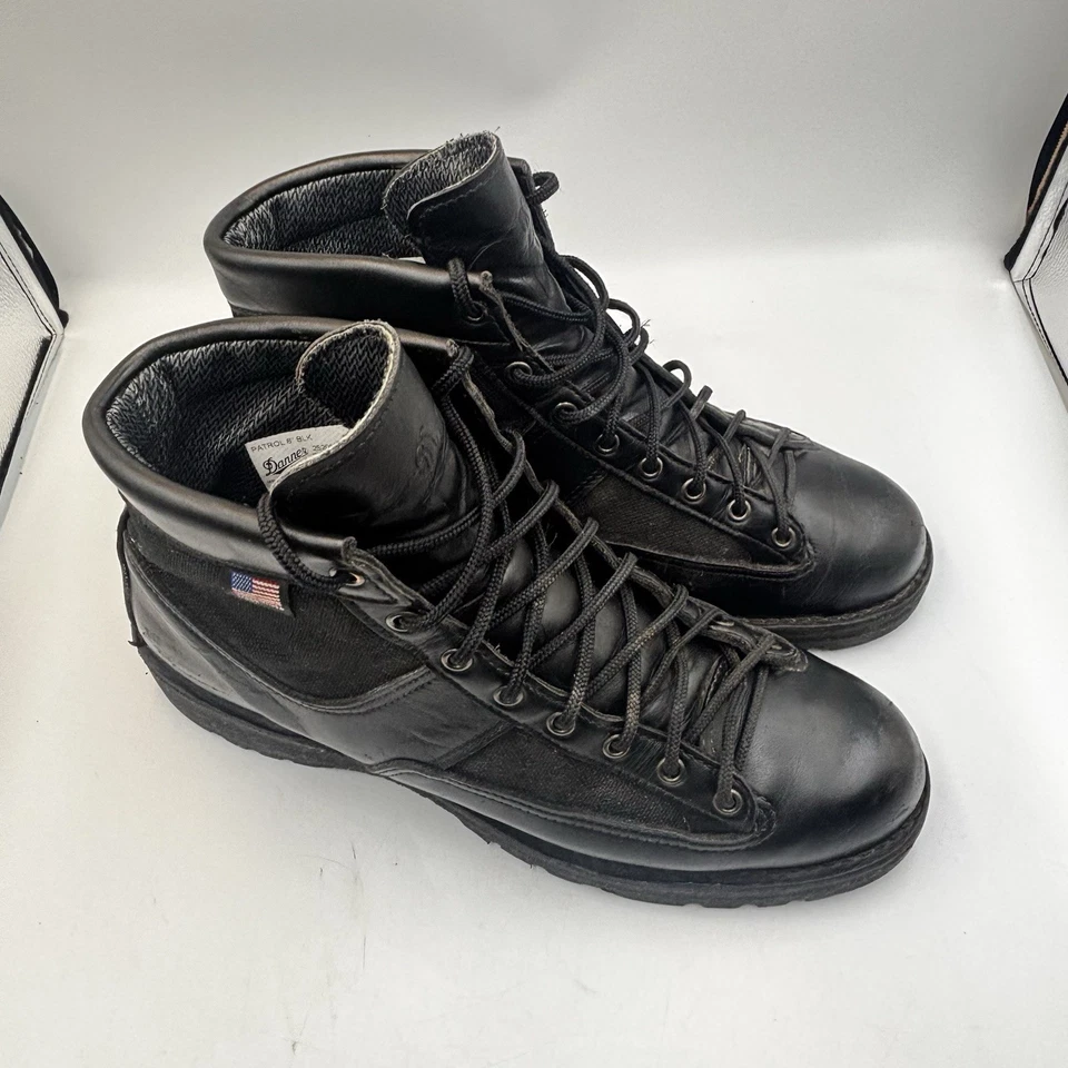 Botas Danner Patrol 6" Negras Impermeables Gore-Tex Para Hombre Talla 11 25200- Sin Suelas Foto 2 de 4