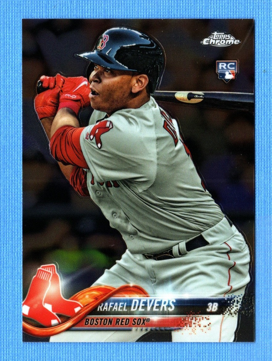 2018 Topps Chrome #25 Rafael Devers Boston Red Sox