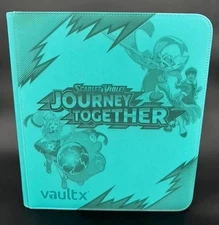TheUnluckyCollector Pokemon Journey Together Laser Vault X Binder In Hand