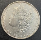 1878 P Morgan Silver Dollar $1 - AU - Slight obverse perimeter toning