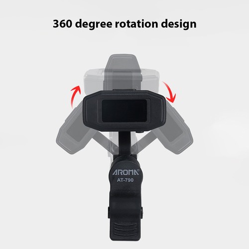 Guitar Tuner Clip On For Chromatic Guitar Bass Violin Ukulele TFT Color - Picture 15 of 21