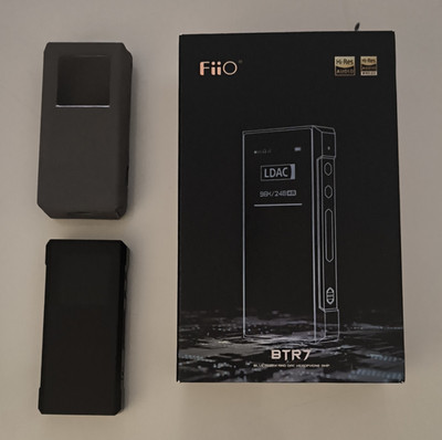 FiiO BTR7 Bluetooth-Receiver DAC Kopfhörerverstärker Hi-Res LDAC Schwarz. Neu !