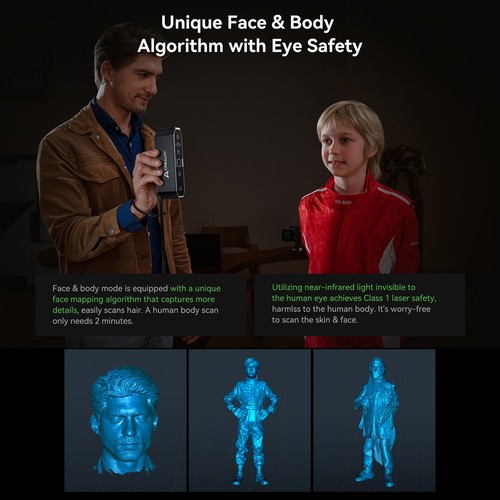 3D Scanner Otter For 3D Printing Reverse Engineering Handheld Scanner - Photo 8/12
