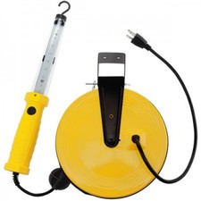 Bayco Led Work Light With Retractable Reel 1200 And 600 Lumens 50cord
