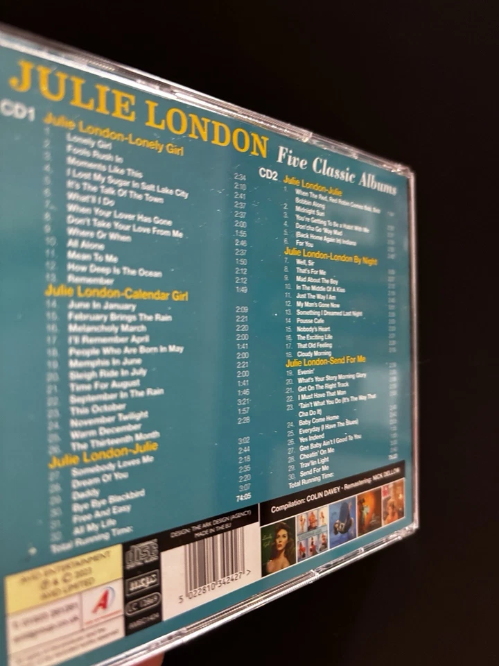 Julie London Five Classic Albums (CD) Album - Imagem 2 de 3
