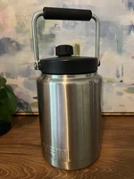YETI Rambler 1/2 Gallon Jug Stainless Steel Vacuum Insulated 64oz Magnetic Cap