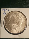 1901-O Morgan Silver Dollar $1 New Orleans AU Silver Dollar Better Date