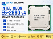 Intel SR2N2 Xeon E5-2690v4 ( 2.6GHz/14-core/35MB/135W ) Processor - 3YR Warranty