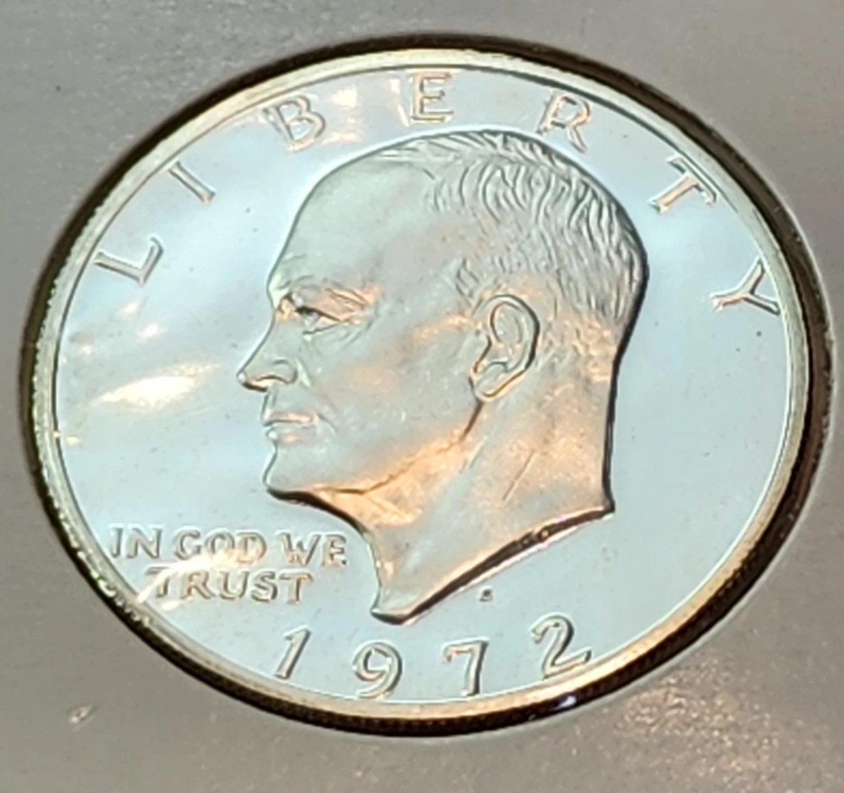 せ*ち様 アメリカ 銀貨 フルーフ 1972-S アイゼンハワーダラーPR 69