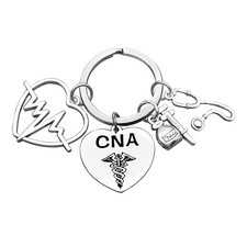 CNA Keychain Certified Nursing Assistant Gift CNA Graduation Gift Nursing Sch...
