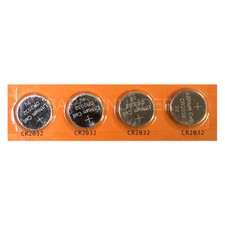 4 Pcs FRESH CR2032 Cell Lithium 3V Coin Power Button Battery Watch Calculator