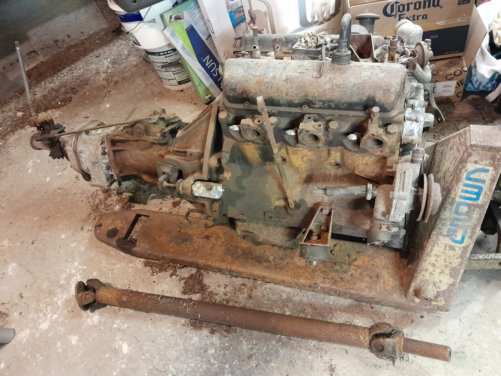 Ford Essex 3litre V6 Engine and Overdrive Gearbox eBay