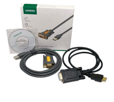 3.3FT USB to RS232 Serial Port DB9 Male Adapter Converter Cable PROLIFIC Chipset