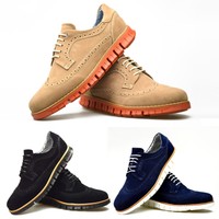 Mens Shoes Beige Black Blue Suede Brogue Trainers Smart Casual 6 7 8 9 10 11 Mens Shoes Beige Black Blue Suede Brogue Trainers Smart Casual 6 7 8 9 10 11