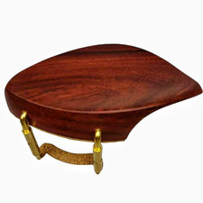 Rosewood 4/4 Violin Chinrest with Clamp,Violin Chin Rest installed matel Bracket