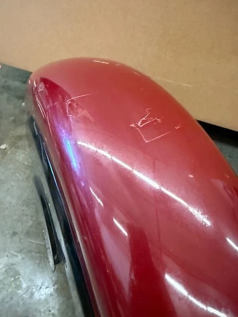 Vintage Indian Front Fender Red/Black 33"x17" 99–03 Chief Scout Spirit Gilroy - Image 3 of 4