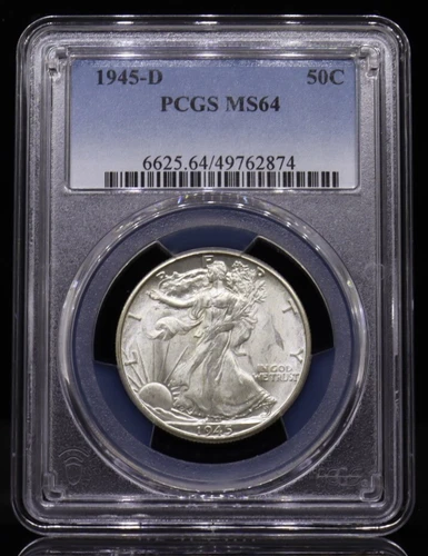 1945-D Walking Liberty Half Dollar PCGS MS64