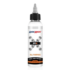 RocRide® EPIX All-Purpose Bike Chain Lube. Cleans, Lubes and Protects.