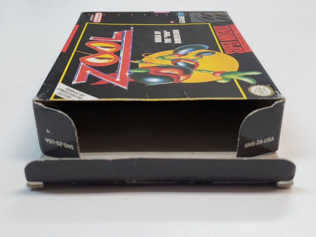 Zool Ninja of the Nth Dimension Super Nintendo Box Only *No Game