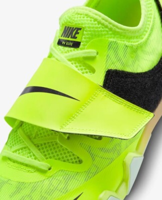 Nike Pole Vault Elite Unisex Volt/Mint/Tan/Purple Spikes 