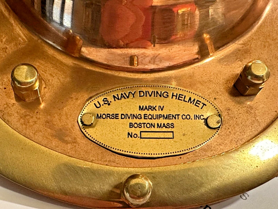 Collectors U.S.A Navy Diving Helmet, Beautiful, Very Rare, Mark IV, Morse Diving - Image 2 of 4