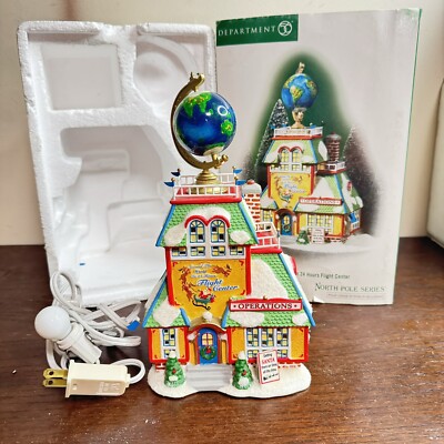 Department 56  ''Around The World In 24 Hours Flight Center''  56.56790 retired