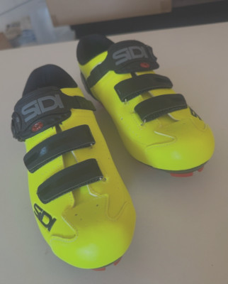 Sidi Trace 2 Men's  Shoes, Yellow/Fluo Blk  EUR43/US8.8