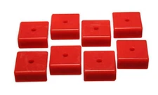 Energy Suspension 9.9535R Square Polyurethane Body Bushing Pad Set