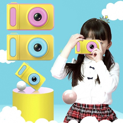 Cámara digital niños juguete 1080P rosa niños grabación video soporte tarjetas de memoria - Imagen 7 de 10