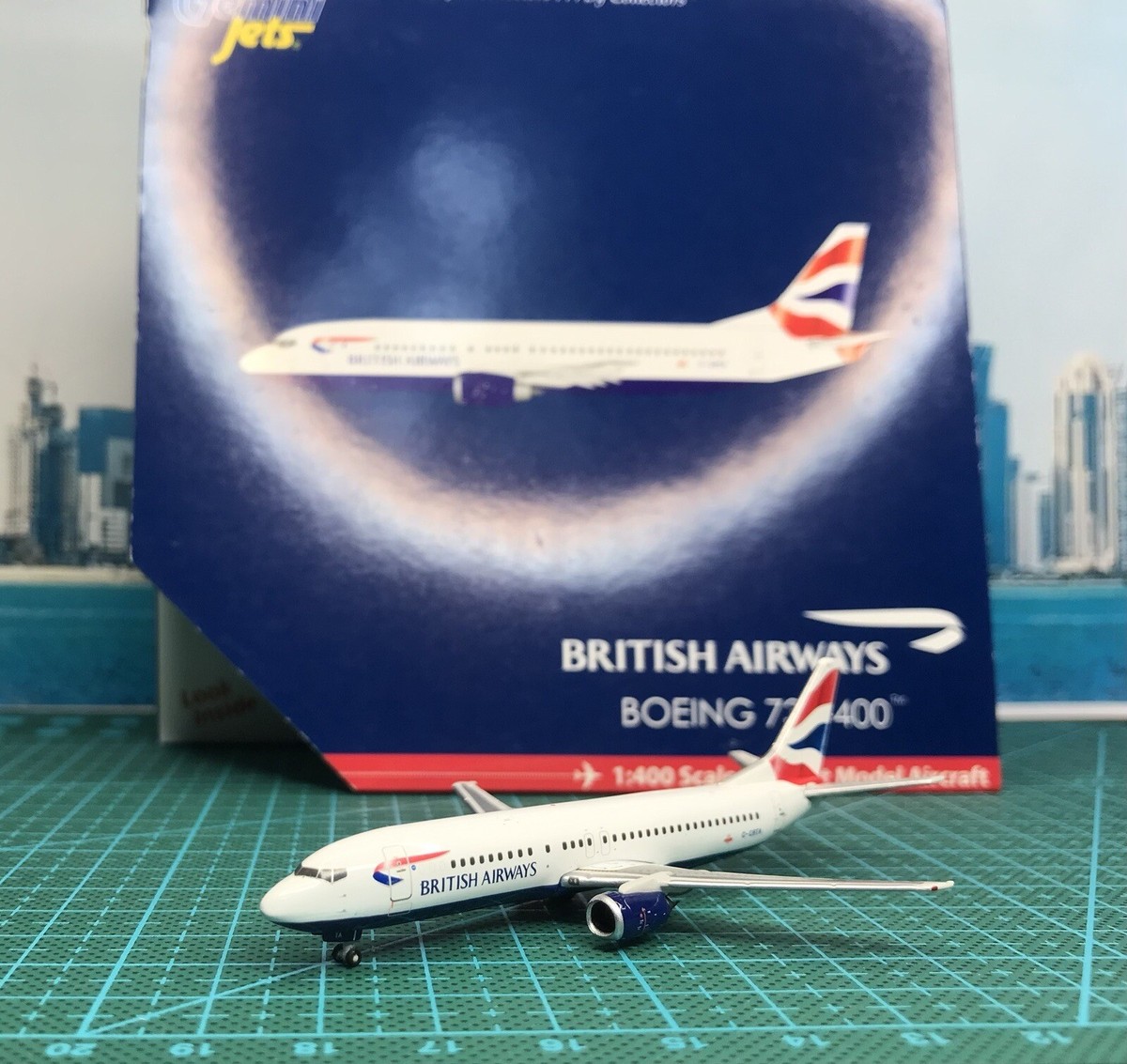 British Airways Gemini Jets 1:400 Boeing 737-400 REG: G-GBTA Union