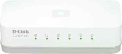 D-Link 5 Port Fast Ethernet Unmanaged Desktop Switch IEEE 802.3az Energy-Efficie