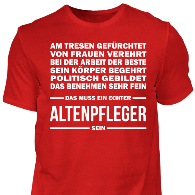 T Shirt Altenpfleger Geschenk Spruch Lustig Geburtstag Fun Altenheim Pflegeheim Ebay