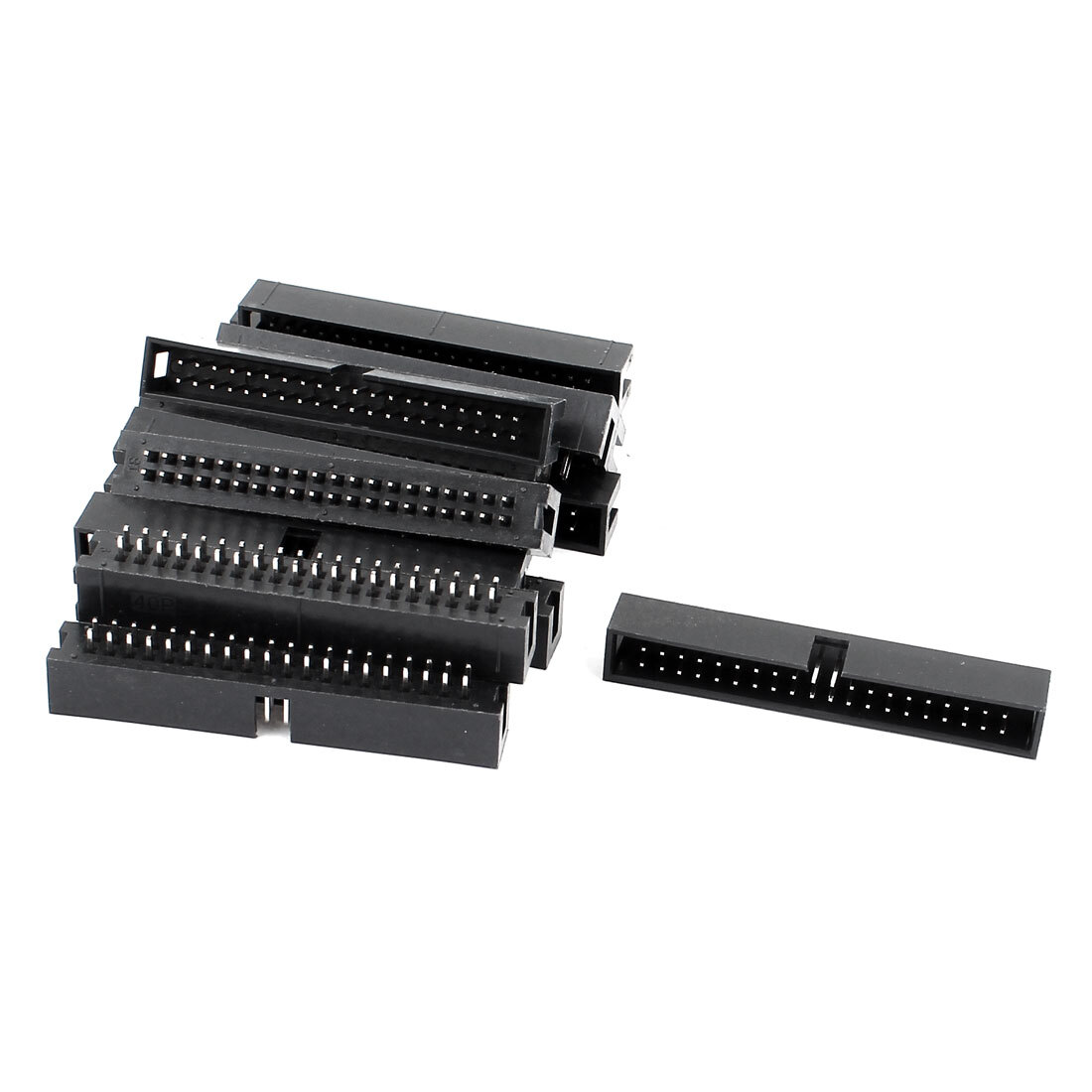 17pzs 40-Pin (2 * 20Pin) PCB Caja Cabeza IDC Enchufe Recto Macho...