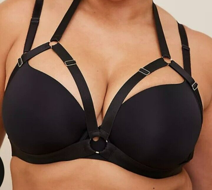 Torrid Strappy Halter Neck Harness, Size 1/2, 1x 2x, 14-20, NWT
