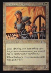 Radiant's Dragoons #21/143 Urza's Legacy MTG Uncommon
