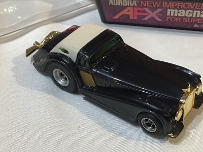 Vintage AURORA AFX Magna Traction Slot Car ROARIN  ROLLS GOLDEN GHOST 1923 Black
