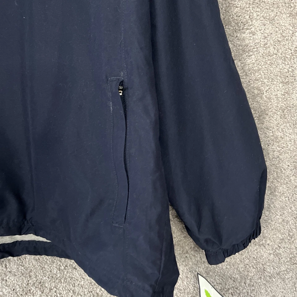 Chaqueta Tek Gear Hombre XL Azul Cremallera Completa Bolsillos Nueva Foto 4 de 4