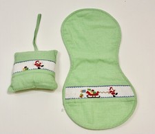 Santa Smocked Baby Gift Set