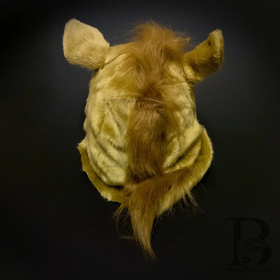 Over the Head Brown Horse Costume Moving Mouth Masquerade Mask - Image 4 of 4