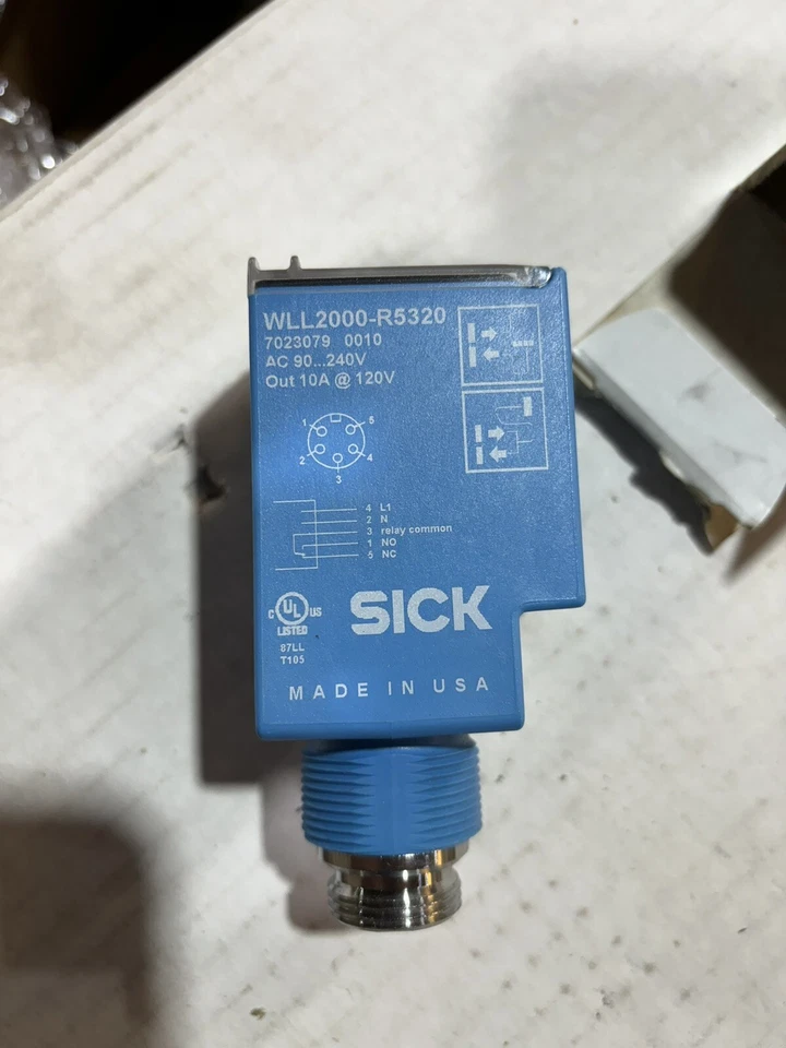 Sick WL2000-R5320 7023055 Photoelectric Proximity Switch Retro 90-240 VAC/DC - Image 3 of 3