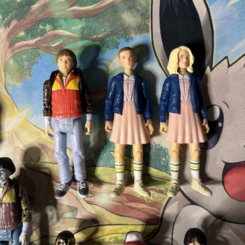 Funko Stranger Things 3.75" Figure Lot Of 9 w/ Accessories: Eleven, Demogorgon - Image 2 of 4