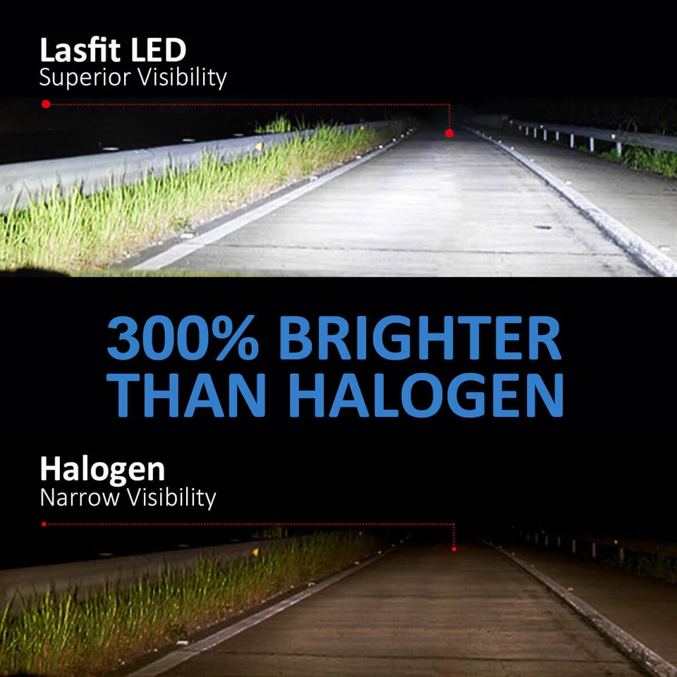 2x 5202 2504 PSX24W Bombillas antiniebla LED para GMC Sierra 1500 2500HD Yukon 6000K Foto 3 de 4