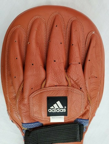 Guanto da sparring VINTAGE Adidas Kickboxing Karate Judo Boxe MMA Made in Korea - Foto 5 di 10