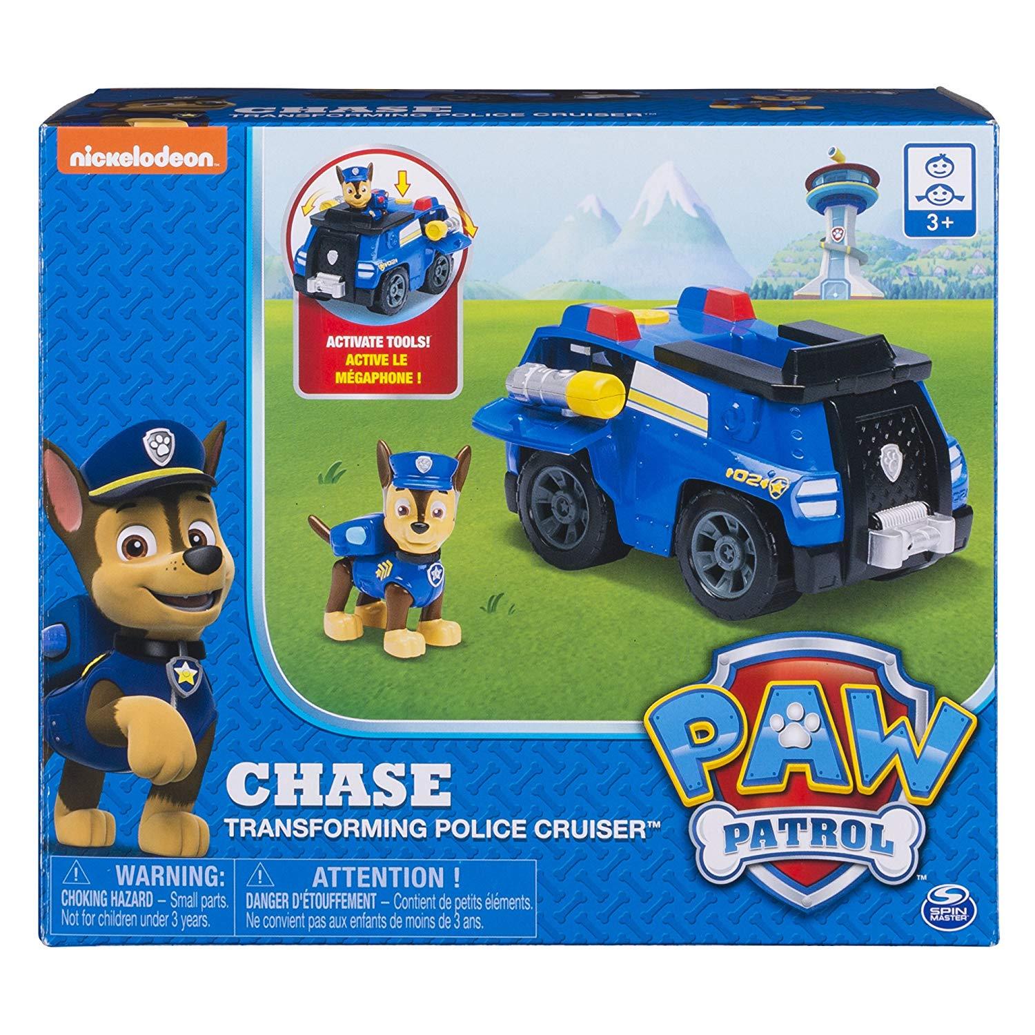 paw patrol chase transforming police cruiser