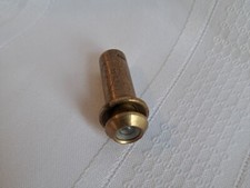 Vintage Solid Brass Door Viewer Spy Glass Peephole Hardware
