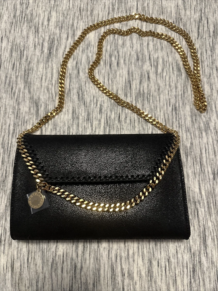 Stella mccartney black discount and gold bag